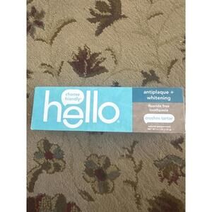 hello Antiplaque + Whitening Fluoride Free Toothpaste Natural Peppermint
